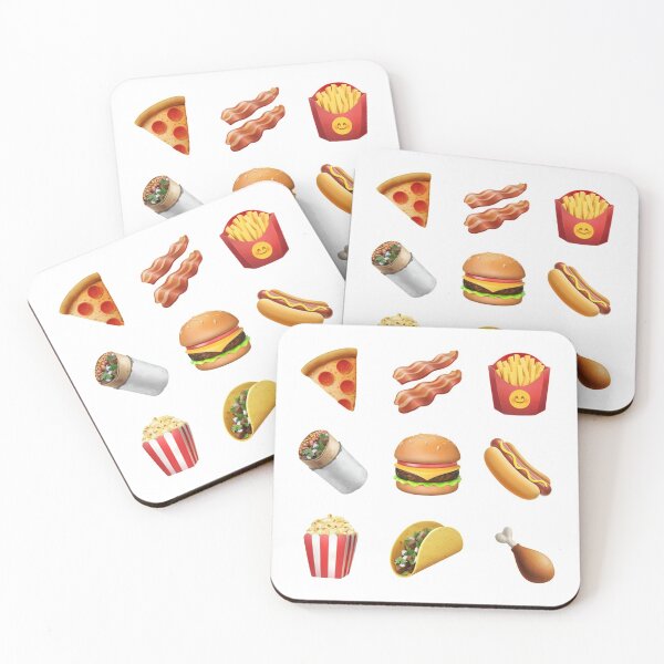 Item preview, Junk Food Emoji Collection Sticker Pack designed and sold by Katie's Redbubble.