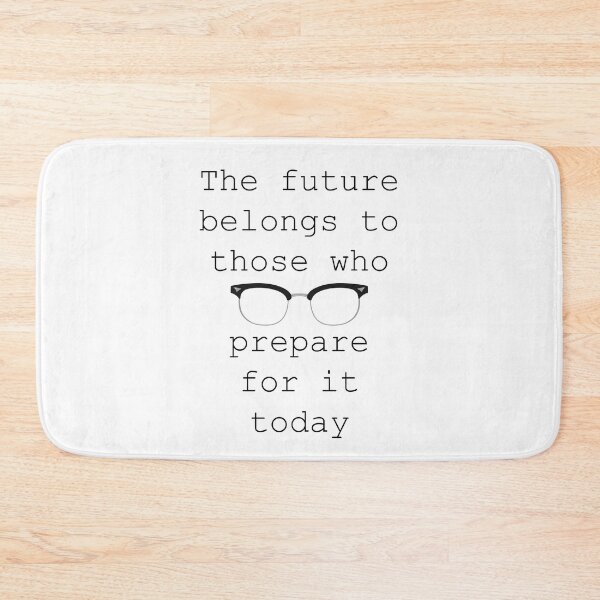 Item preview, Malcolm X quote - The future belongs designed and sold by GetItGiftIt.