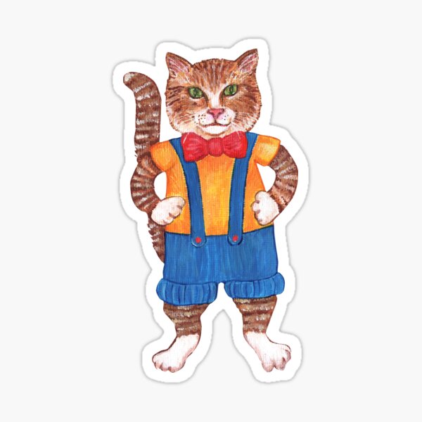 Bob the Bowtie Cat Sticker