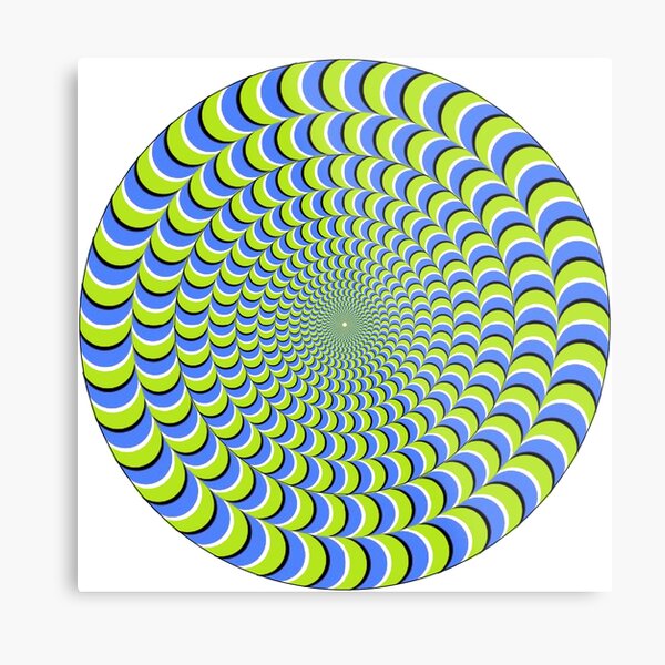 #Illusion, #pattern, #vortex, #hypnosis, abstract, design, twist, art, illustration, psychedelic Metal Print