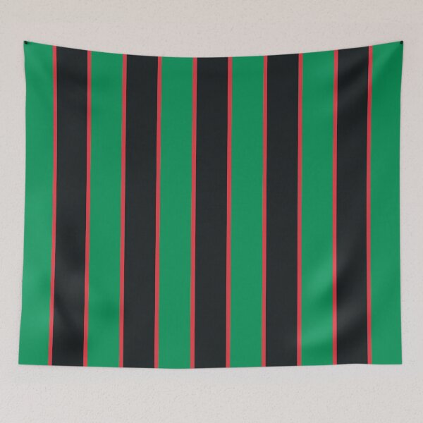 Item preview, Villa Retro 1993 - 95 Green Black and Red Striped designed and sold by Sporting Colour.