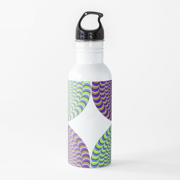 Optical #Art: Moving #Pattern #Illusion - #OpArt  Water Bottle
