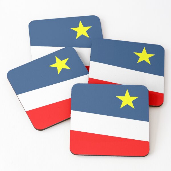 Item preview, Acadian Flag - Drapeau acadien designed and sold by ColoursOfFrance.