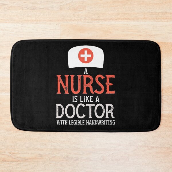 Item preview, Nurse appreciation week - a nurse is like a doctor with legible handwriting designed and sold by PincGeneral.