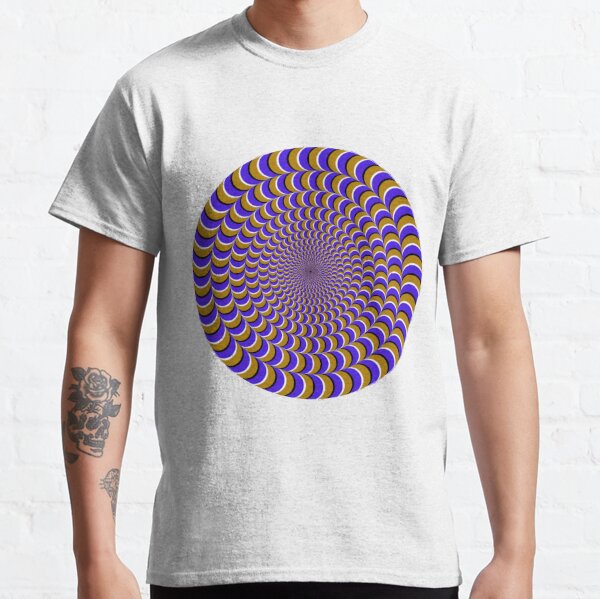 Optical #Art: Moving #Pattern #Illusion - #OpArt Classic T-Shirt