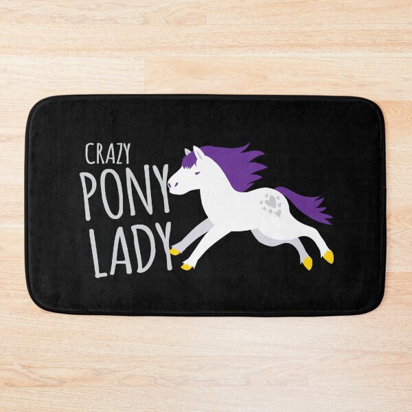 Item preview, New Crazy pony lady with white ponies designed and sold by jazzydevil.