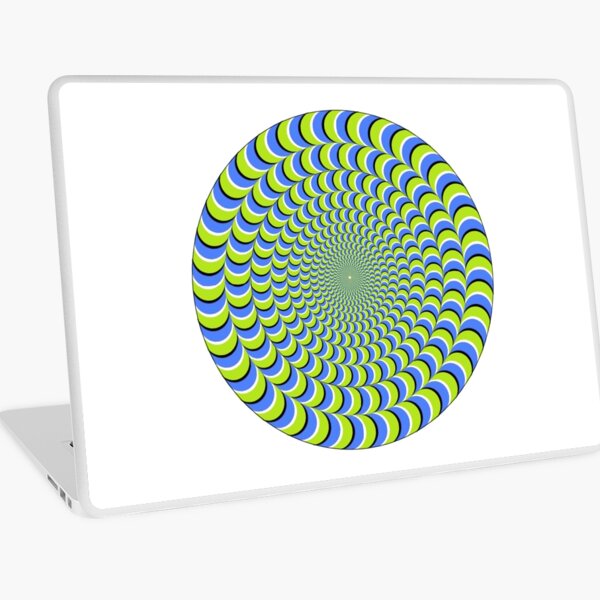 Optical #Art: Moving #Pattern #Illusion - #OpArt  Laptop Skin