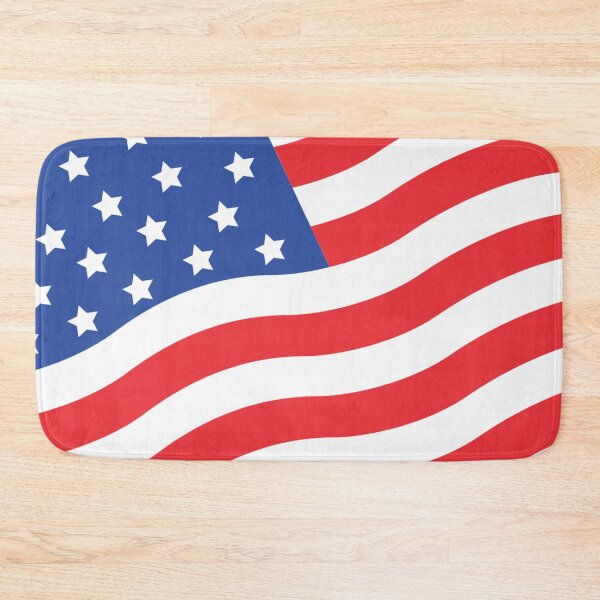 Artikelvorschau, Amerika Flagge Wellenförmig entworfen und verkauft von CharlieCreator.