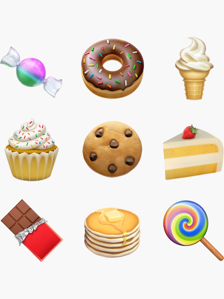 "Süßigkeiten / Bonbons Emoji Collection Sticker Pack" Sticker von