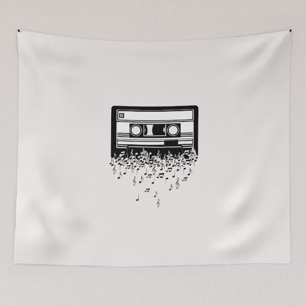 Item preview, Cassette, music cassette, music, sheet music, retro designed and sold by DerSenat.