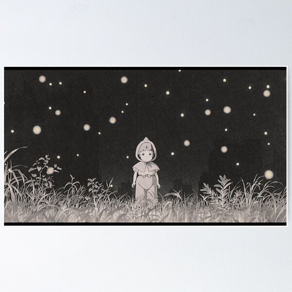 GRAVE OF THE FIREFLIES Poster for Sale by nesvaclaire