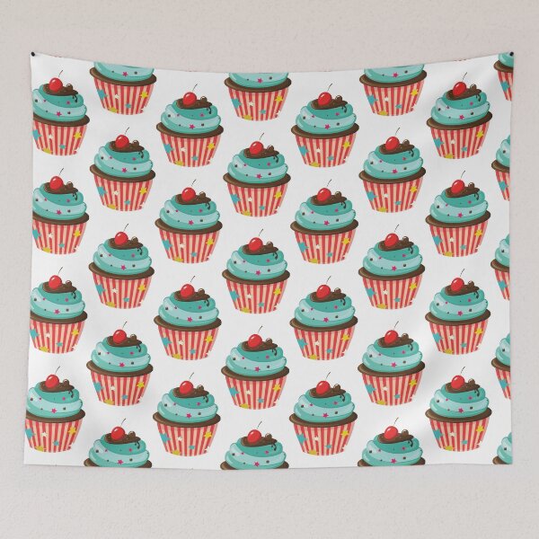 Item preview, Tasty Chocolate Cupcake with Cherry designed and sold by Layerform.
