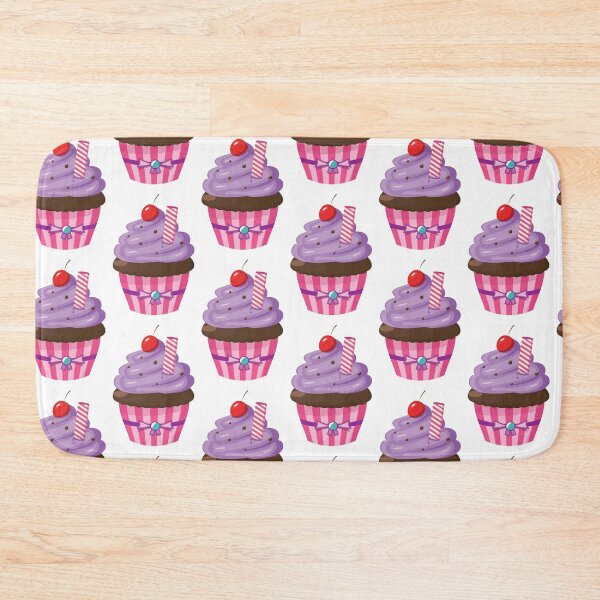 Item preview, Tasty Purple Chocolate Cupcake with Cherry designed and sold by Layerform.