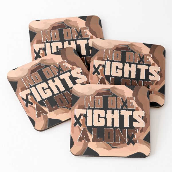 Item preview, Melanoma skin cancer awareness No one fights alone designed and sold by PincGeneral.