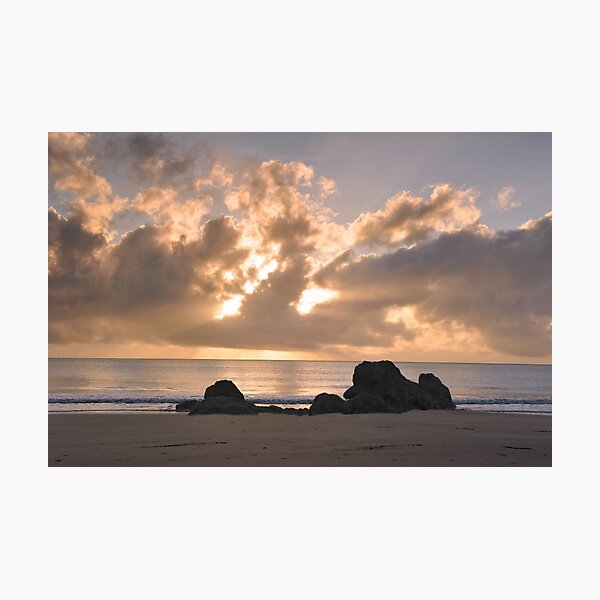 Sunrise surprise Etty bay Photographic Print