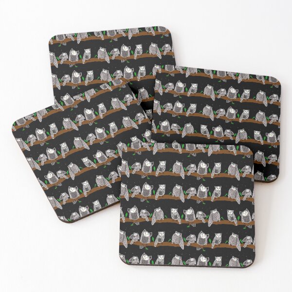 Item preview, Cute Owls Pattern designed and sold by bloomingvine.