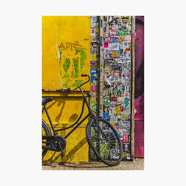 Stickerrific #amsterdam Photographic Print