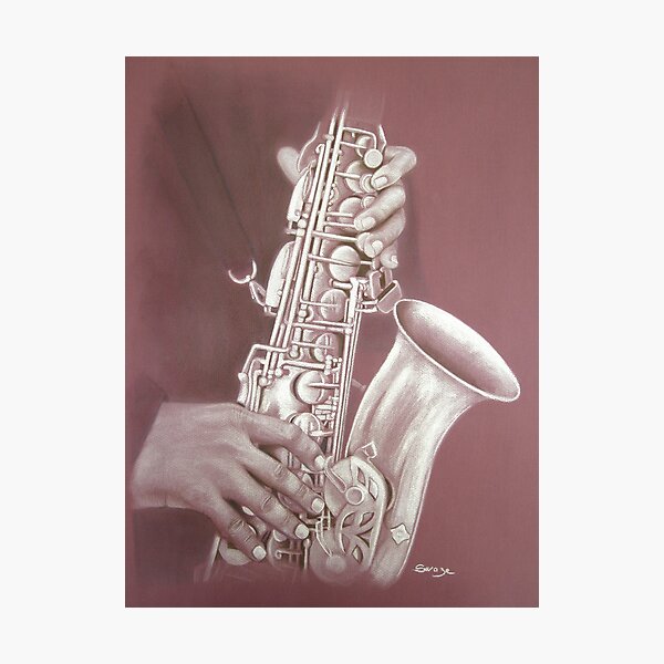 Sax Photographic Print