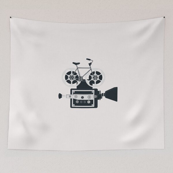 Item preview, Movie projector, bike, cycling, cinema designed and sold by DerSenat.