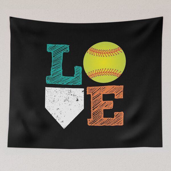 Item preview, Love Softball Diamond Cool Softball Player Athlete Sports Gift designed and sold by PremiumDesignz.