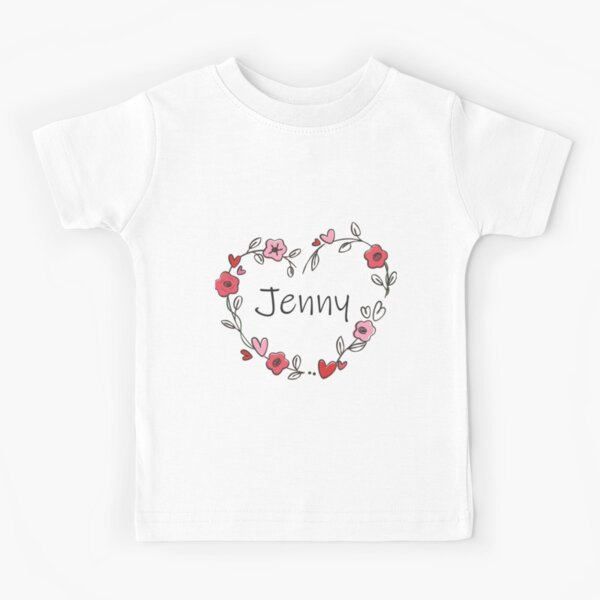 JennaBunnies Rainbow Cursive Letter I T-Shirt