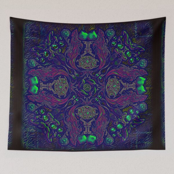 Item preview, Mandala 15f Nymphs designed and sold by extramuros-cf.