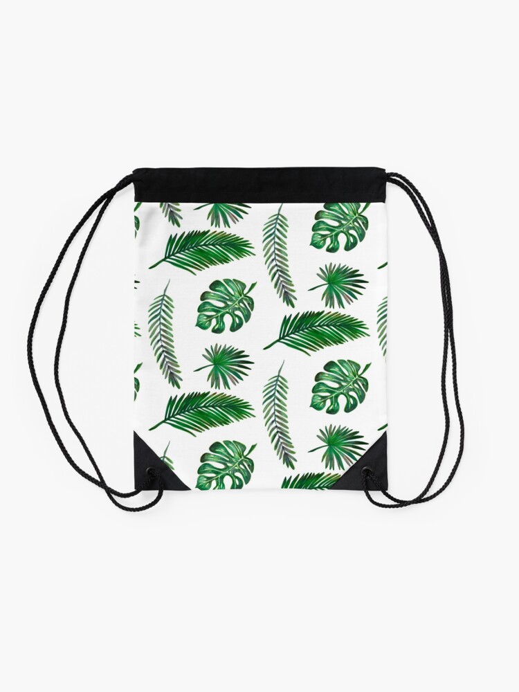 Alternate view of Leaf Set Drawstring Bag