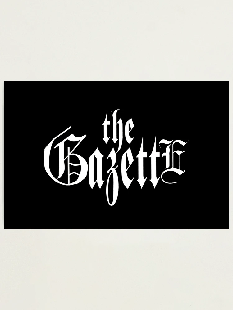 the GazettEロゴタオルケット THE GAZETTE - LOGO BLACK