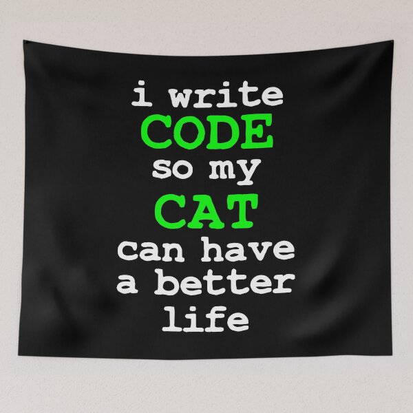 Item preview, Coding Cat designed and sold by 4tomic.