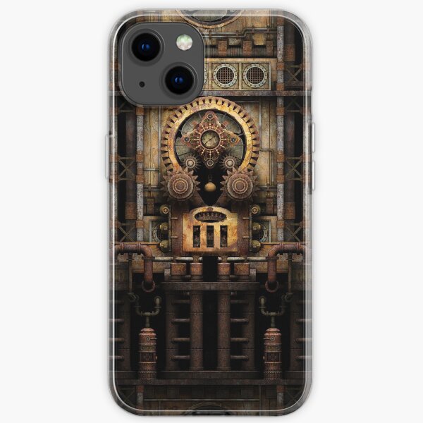 Infernal Steampunk Vintage Machine #3 iPhone Soft Case