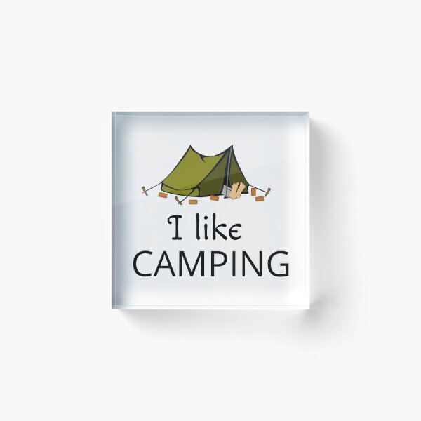 Item preview, I like camping designed and sold by rehatschek.