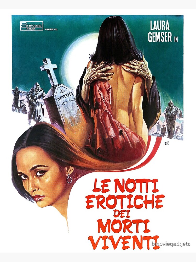 Lámina fotográfica «Le Notti Erotiche dei Morti Viventi (Noches eróticas de Living Dead, 1980 Lámina fotográfica «Le Notti Erotiche dei Morti Viventi (Noches eróticas de Living Dead, 1980