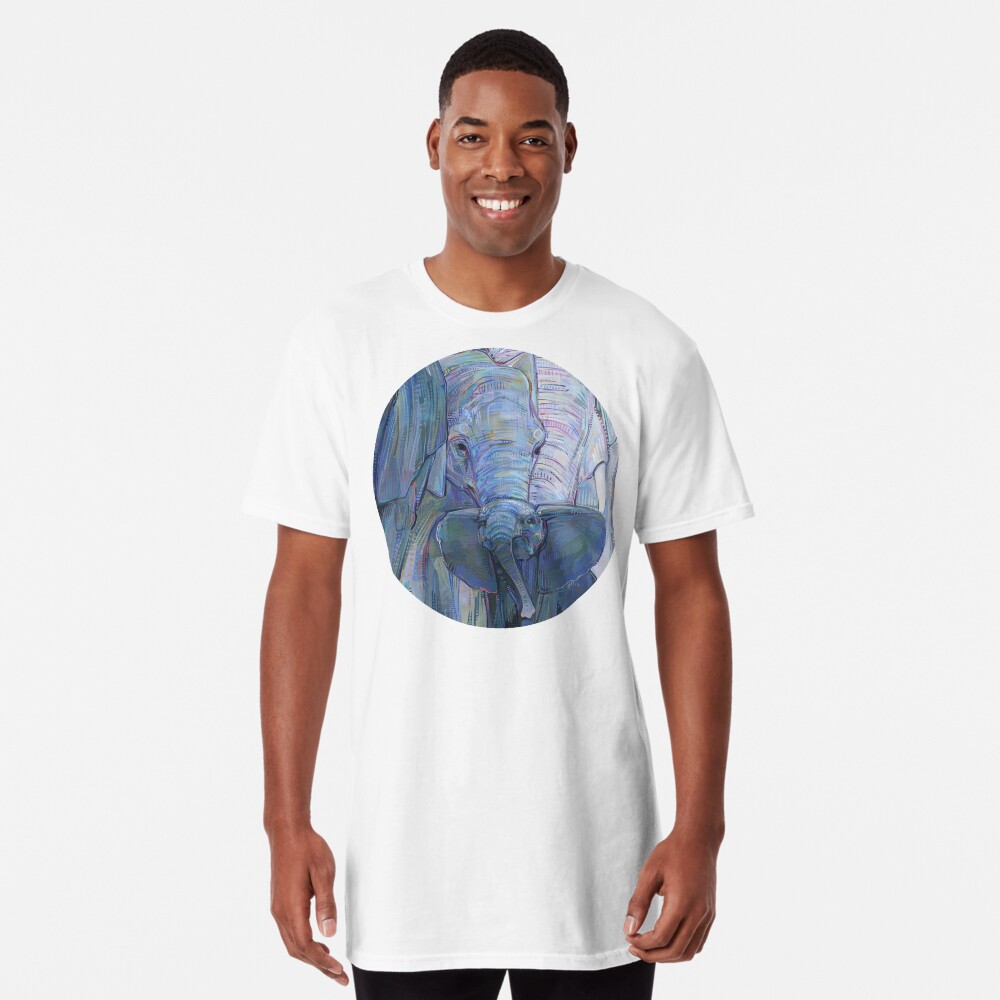 African elephants painting - 2012 Long T-Shirt