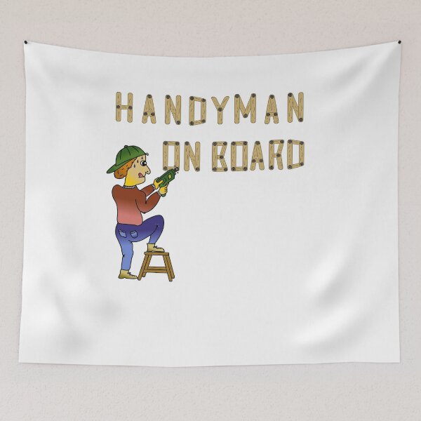 Item preview, Handyman on board. It is a great gift. designed and sold by manweldesigns.