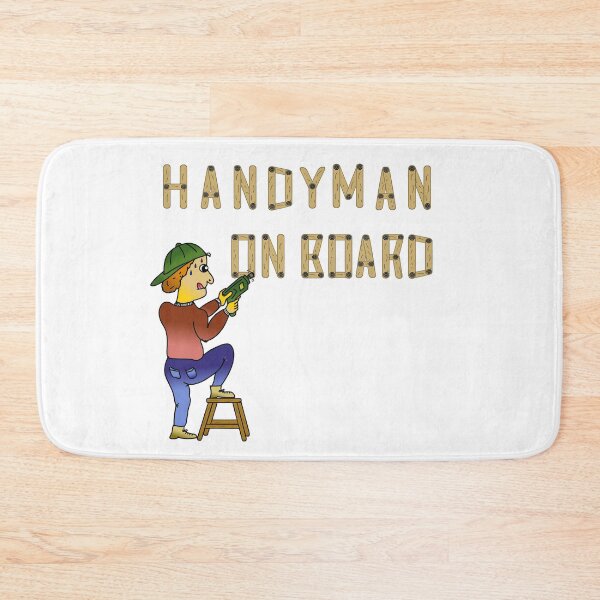 Item preview, Handyman on board. It is a great gift. designed and sold by manweldesigns.