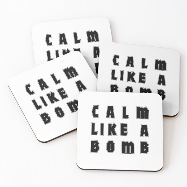 Item preview, Calm like a bomb designed and sold by Pearcatprod.