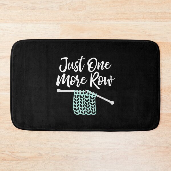 Item preview, Just one more row - funny knitting print designed and sold by kapotka.
