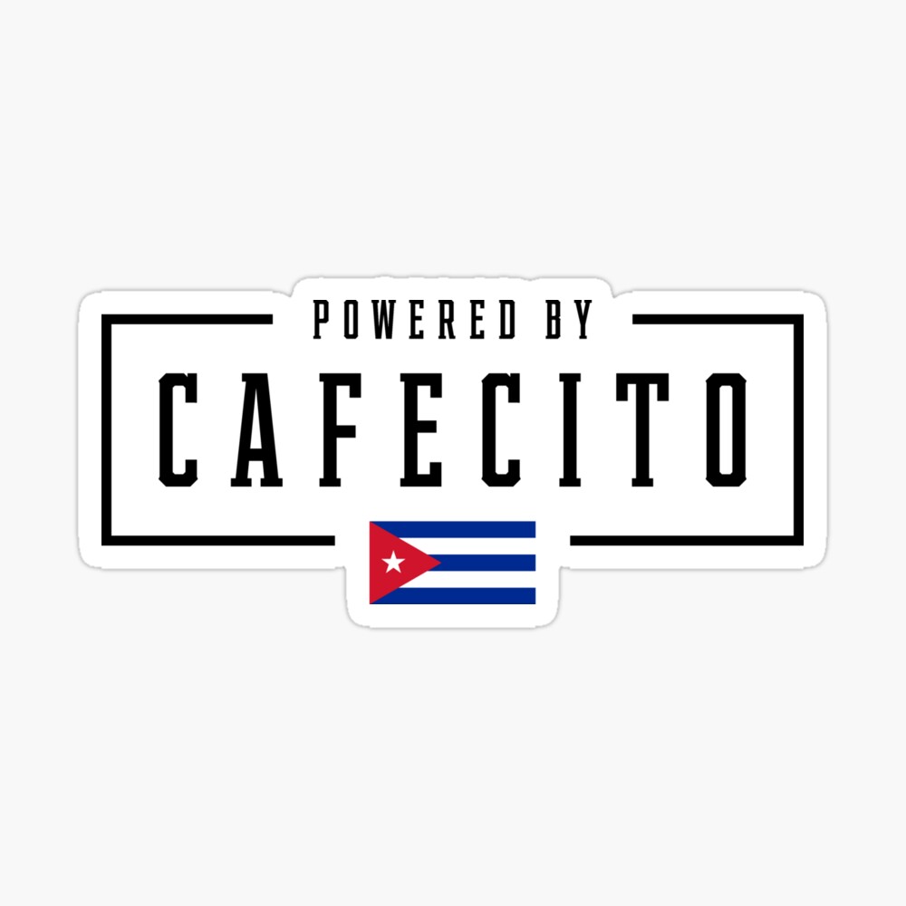 Powered by Cafecito Cuban Coffee Cuba Flag Coffee Mug for Sale by