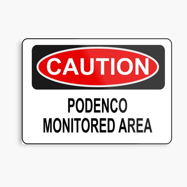 PODENCO AREA by die|site Metallbild