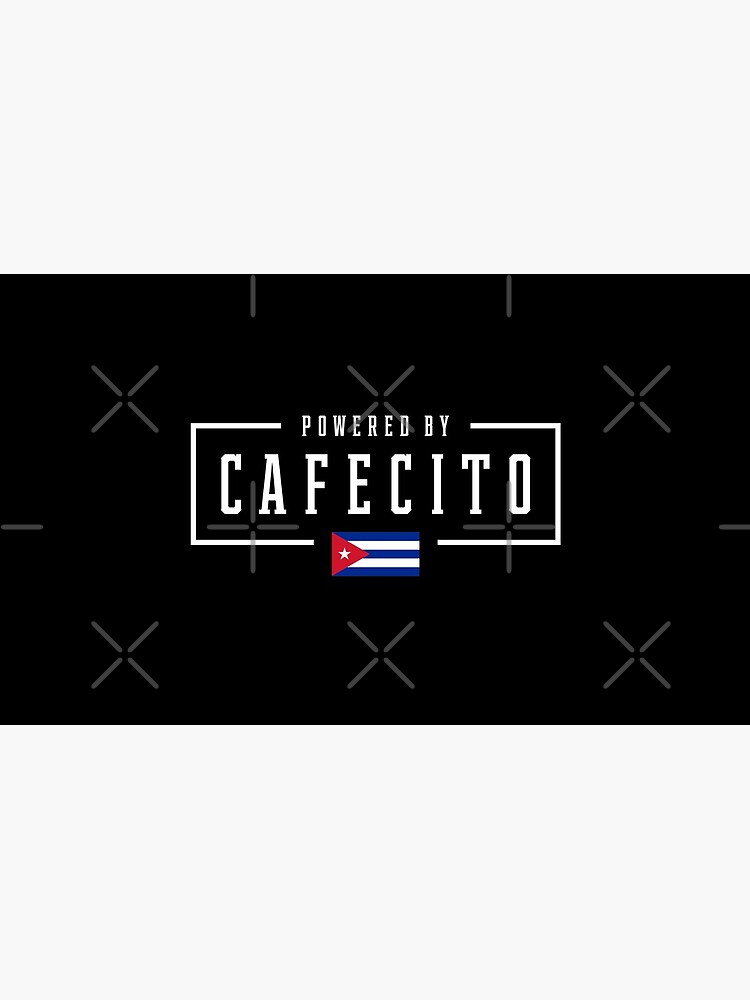 Powered by Cafecito Cuban Coffee Cuba Flag Coffee Mug for Sale by