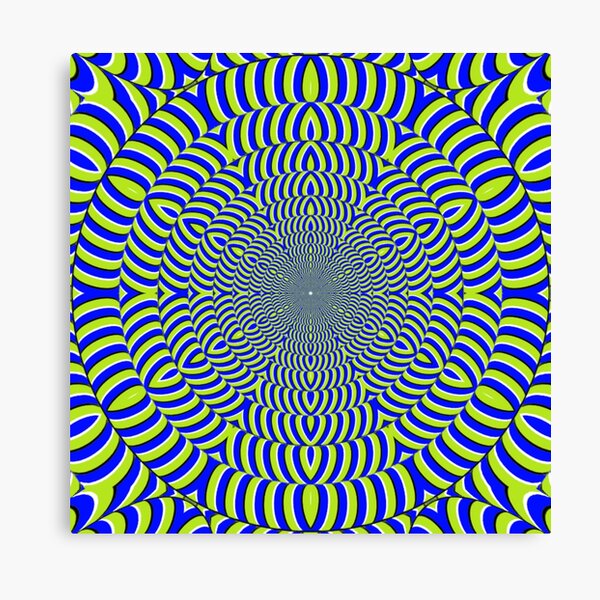 Optical #Art: Moving #Pattern #Illusion - #OpArt  Canvas Print
