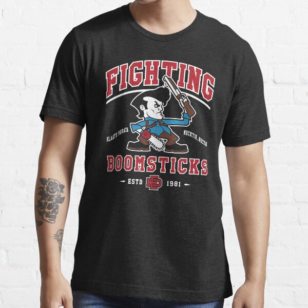 Fighting Boomsticks - Evil Dead - Horror - College Mascot Essential T-Shirt