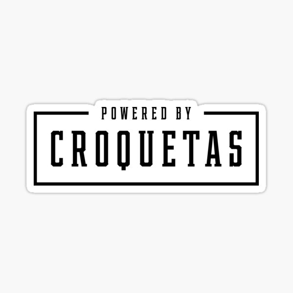 Item preview, Powered by Croquetas Cuba Cuban Flag designed and sold by creativecaveman.