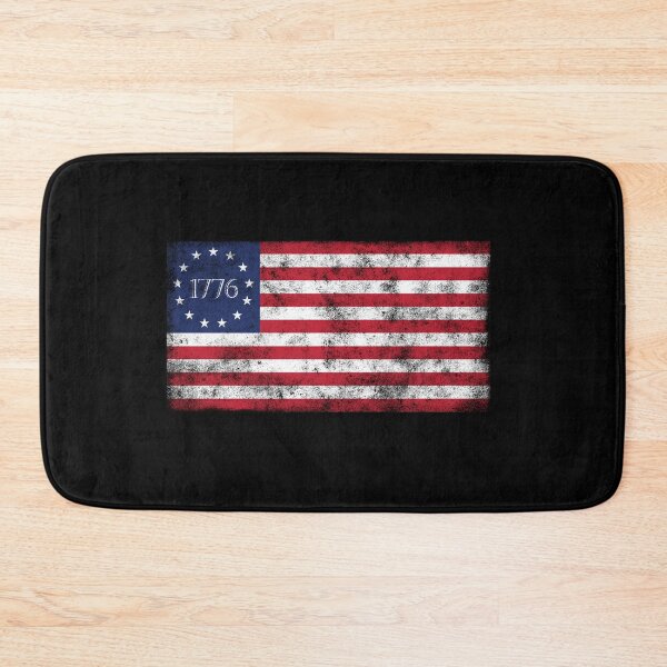 Item preview, Betsy Ross Flag Shirt Vintage Distressed 4th of July USA 1776 Flag T-Shirt designed and sold by BKLS.