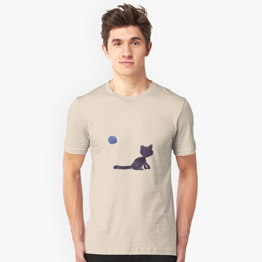 Blue cat Slim Fit T-Shirt