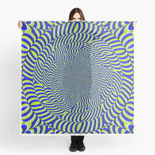 Optical #Art: Moving #Pattern #Illusion - #OpArt  Scarf