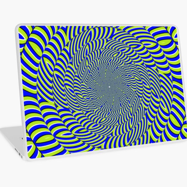 Optical #Art: Moving #Pattern #Illusion - #OpArt Laptop Skin