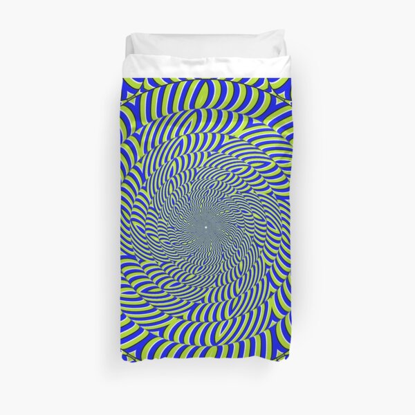 Optical #Art: Moving #Pattern #Illusion - #OpArt  Duvet Cover