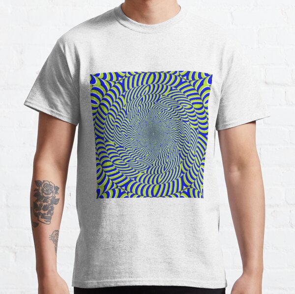 Optical #Art: Moving #Pattern #Illusion - #OpArt  Classic T-Shirt