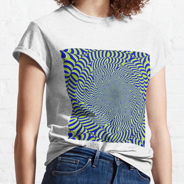 Optical #Art: Moving #Pattern #Illusion - #OpArt  Classic T-Shirt